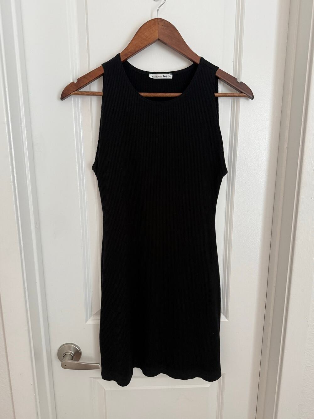 Reformation Ribbed Mini Dress Size Medium